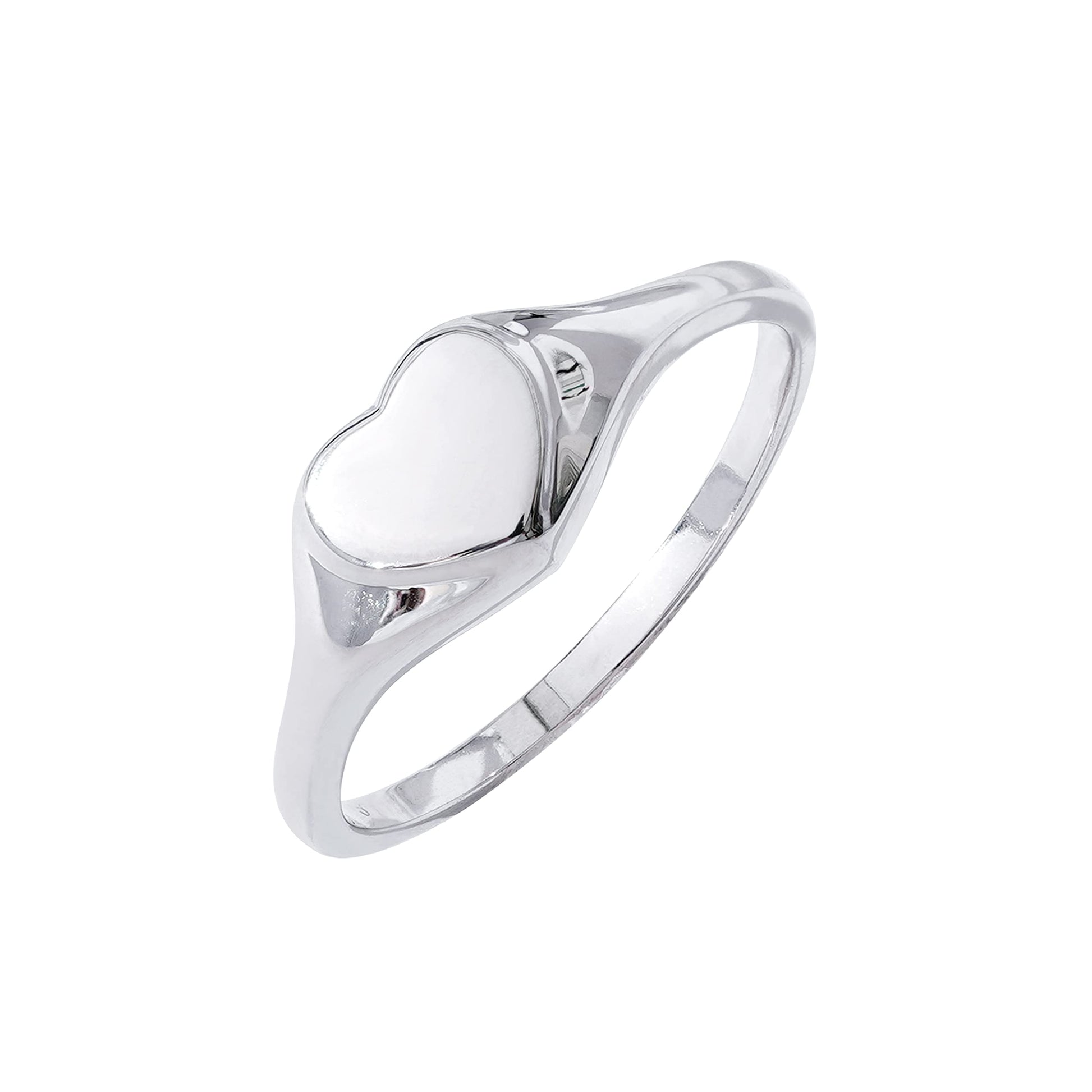 Amazon Essentials 14K Plated Sterling Silver Round Signet Ring